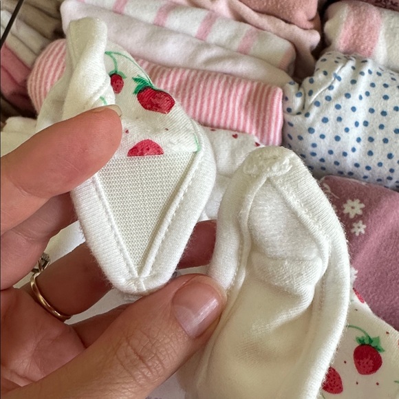 Rachel Riley Strawberry Bib - Picture 4 of 4